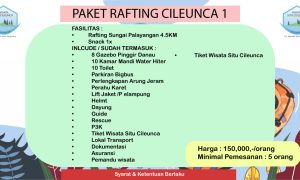 Harga Paket Rafting Situ Cileunca 1
